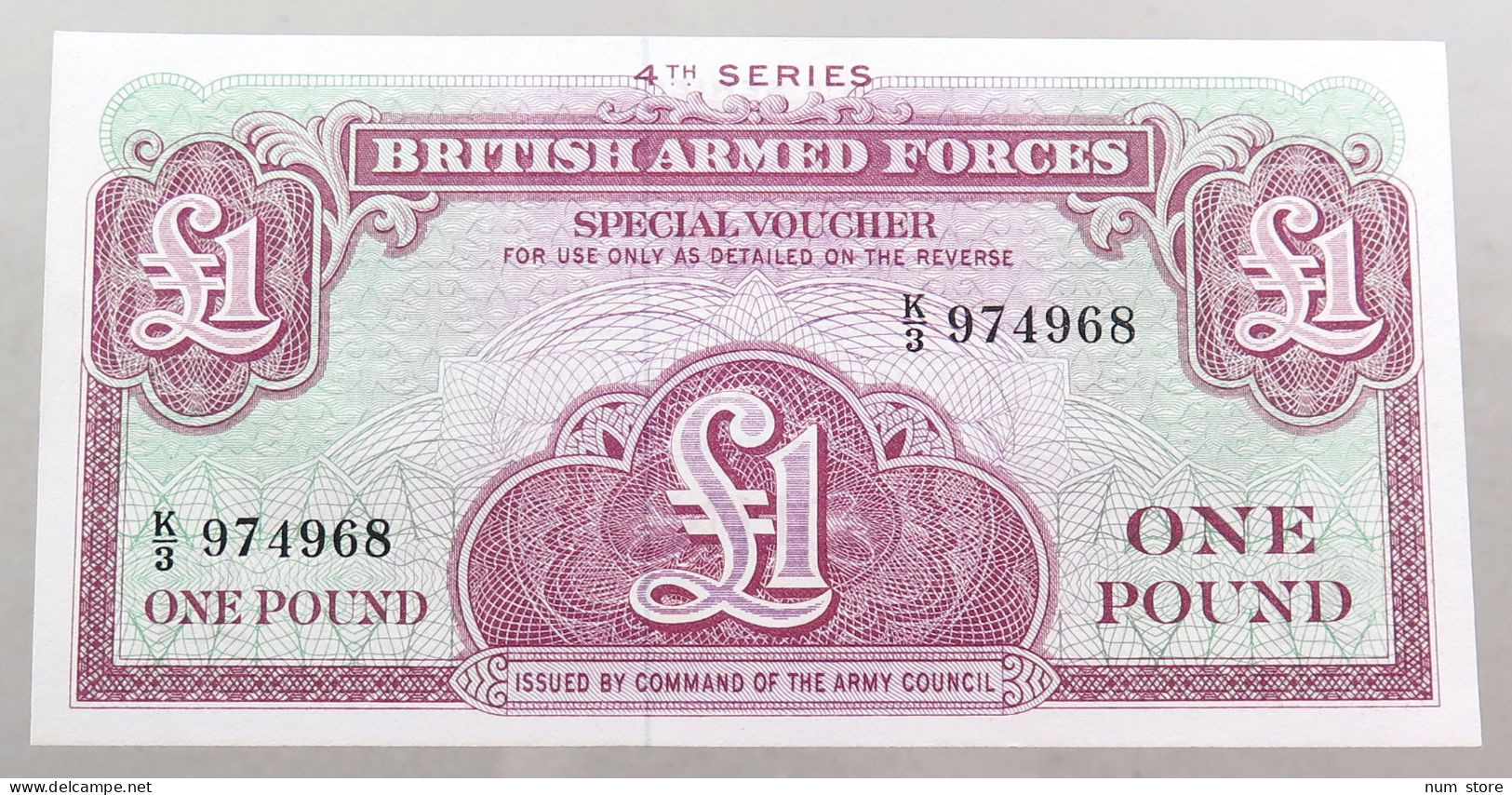 GREAT BRITAIN POUND  BRITISH ARMED FORCES #alb049 0175 - British Troepen & Speciale Documenten