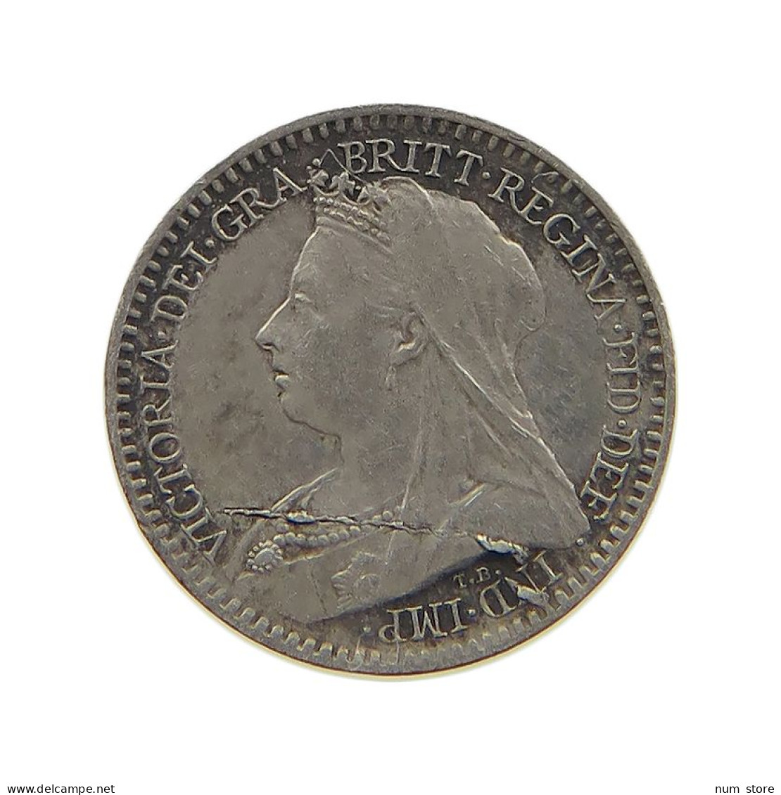 GREAT BRITAIN PENNY 1901 Victoria 1837-1901 MAUNDY #t158 0459 - D. 1 Penny