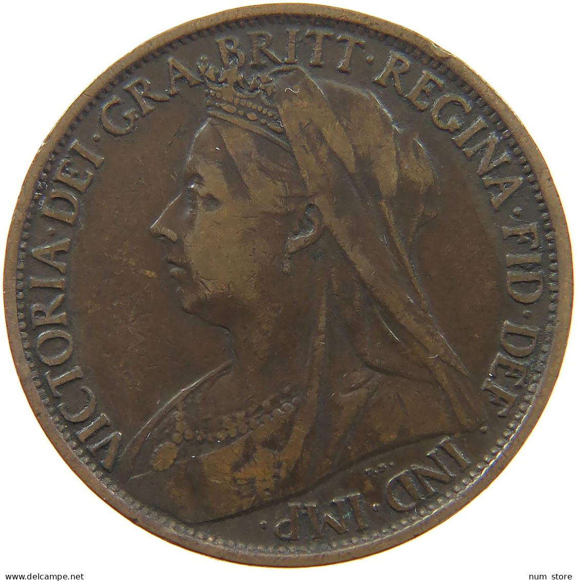 GREAT BRITAIN PENNY 1901 Victoria 1837-1901 #a041 0265 - D. 1 Penny