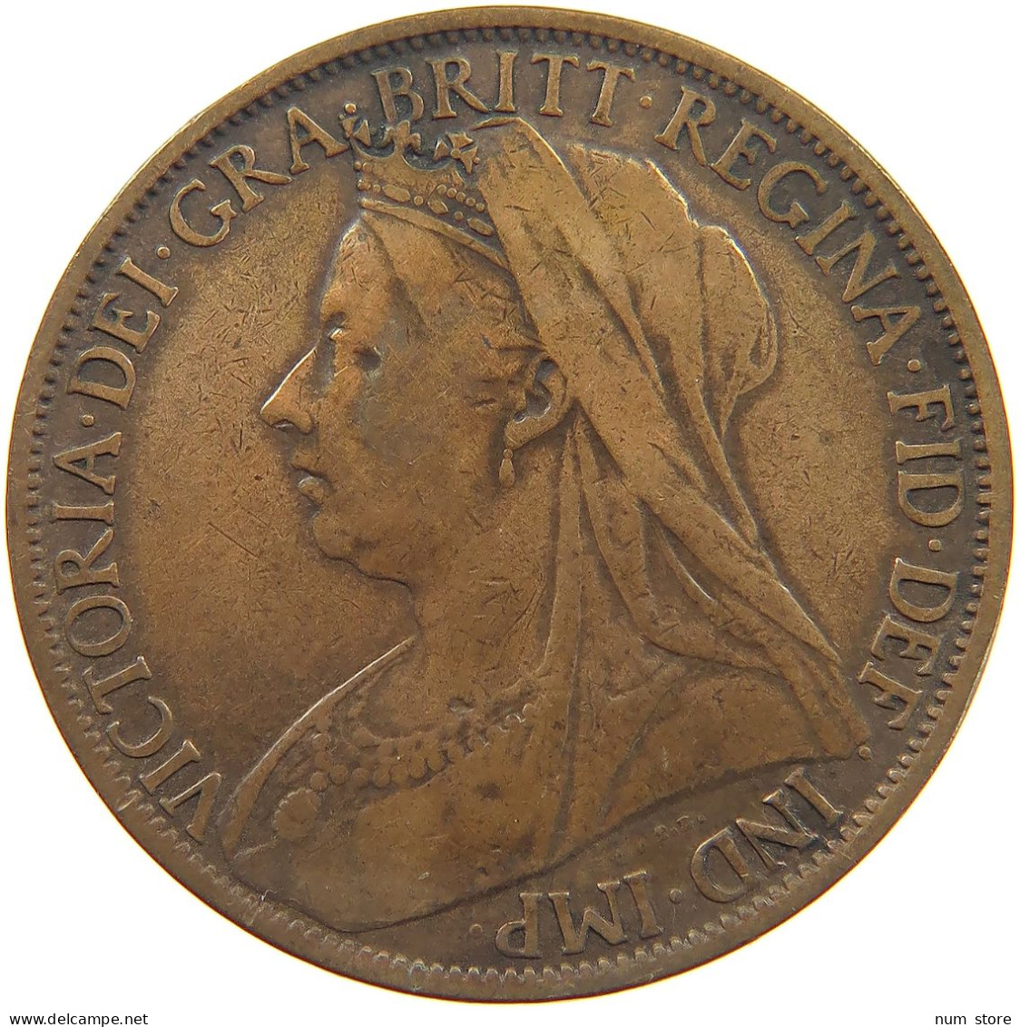 GREAT BRITAIN PENNY 1898 Victoria 1837-1901 #a041 0269 - D. 1 Penny