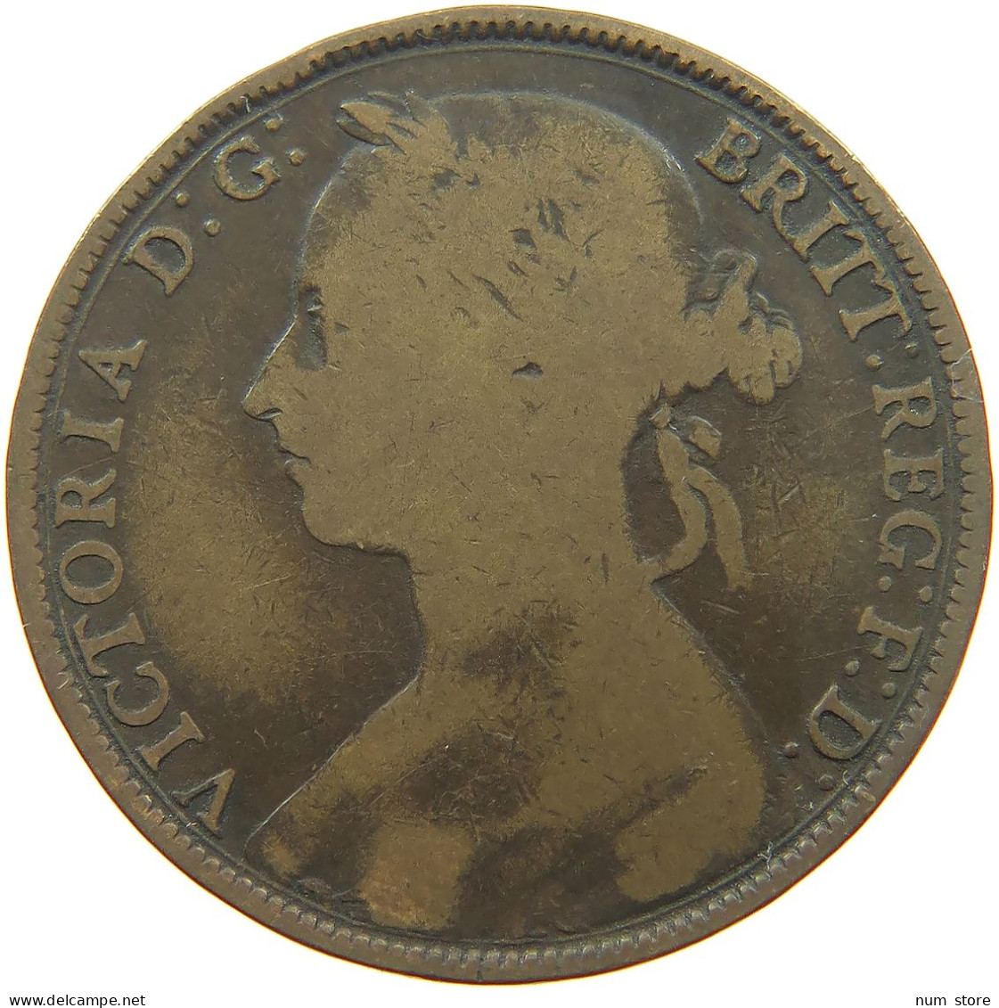 GREAT BRITAIN PENNY 1882 H Victoria 1837-1901 #a041 0257 - D. 1 Penny