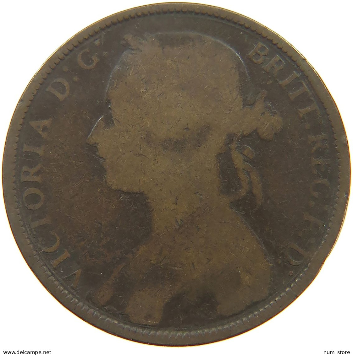 GREAT BRITAIN PENNY 1882 H Victoria 1837-1901 #a041 0251 - D. 1 Penny