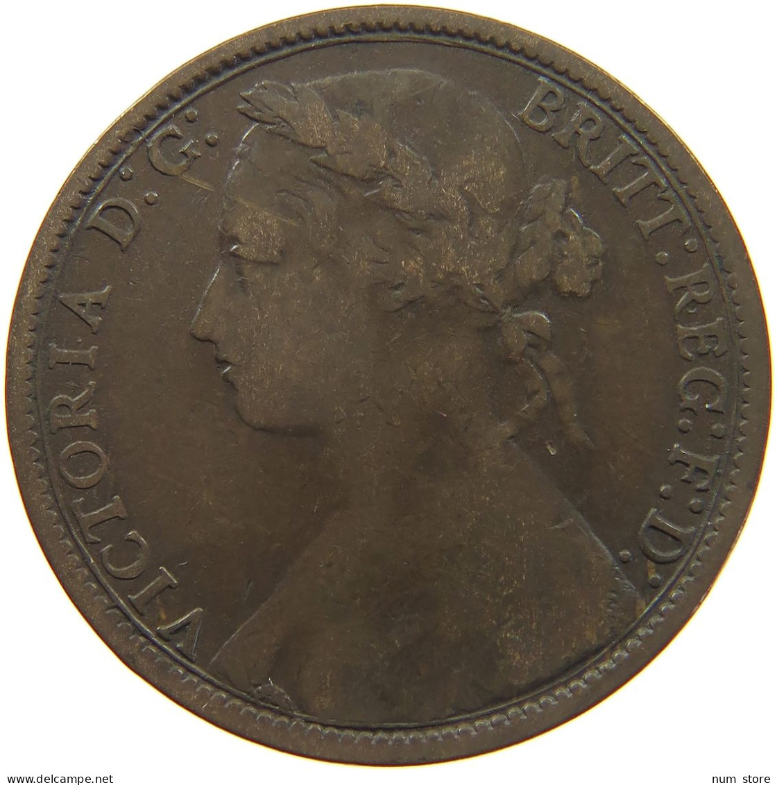 GREAT BRITAIN PENNY 1875 Victoria 1837-1901 #c021 0191 - D. 1 Penny