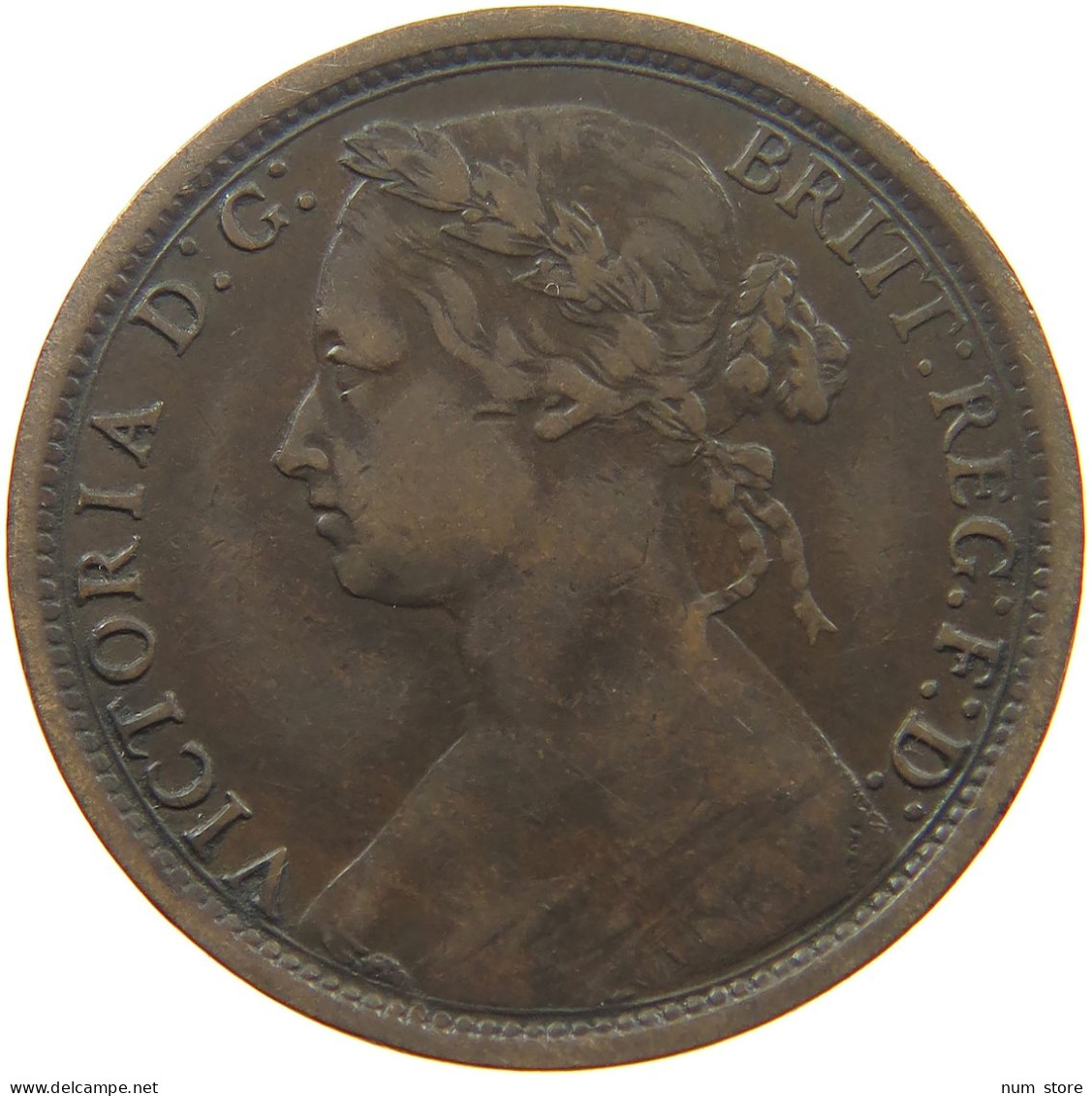 GREAT BRITAIN PENNY 1874 H Victoria 1837-1901 #t001 0021 - D. 1 Penny