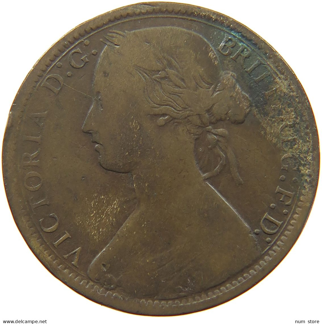GREAT BRITAIN PENNY 1873  #c057 0207 - D. 1 Penny