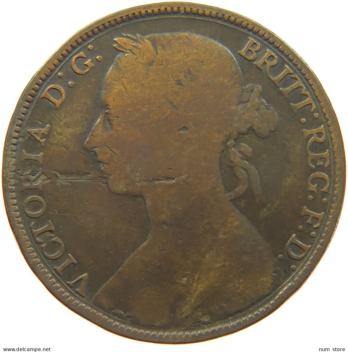 GREAT BRITAIN PENNY 1882 H Victoria 1837-1901 #c015 0223 - D. 1 Penny