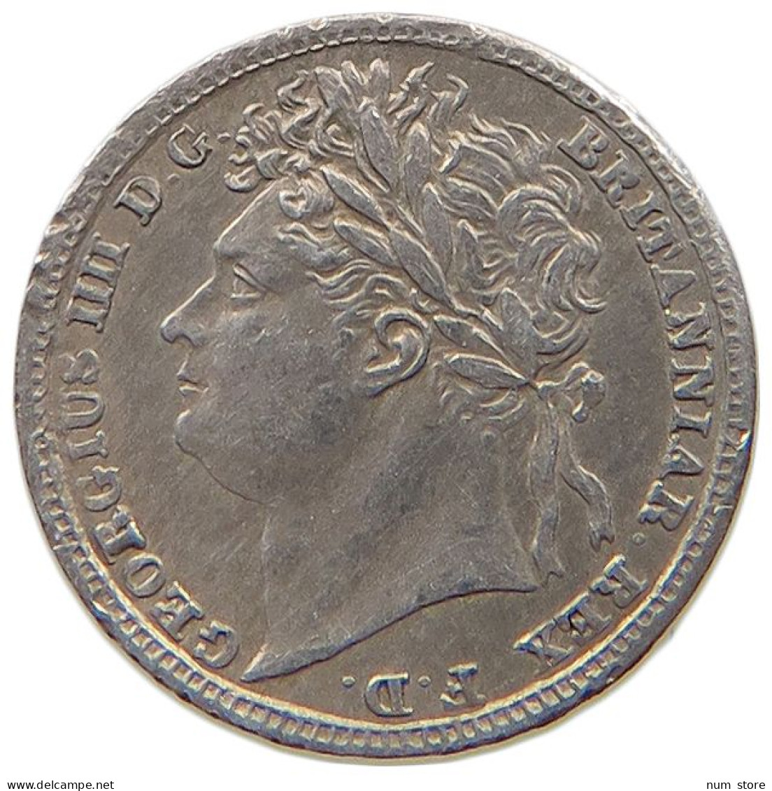 GREAT BRITAIN PENNY 1826 GEORGE IV. (1820-1830) MAUNDY #t082 0097 - D. 1 Penny