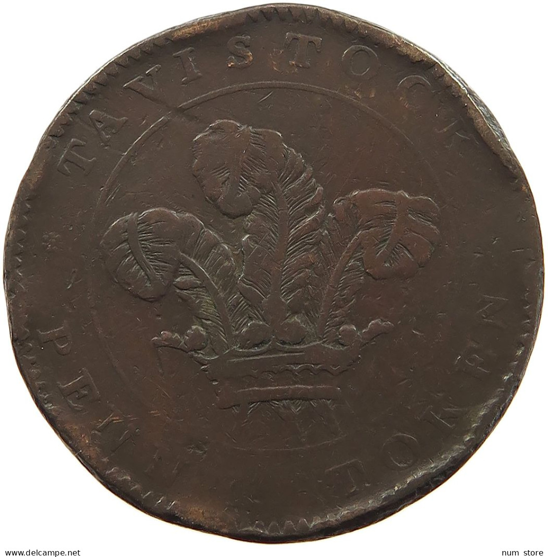 GREAT BRITAIN PENNY 1811 GEORGE III. 1760-1820 TAVISTOCK #s059 0763 - C. 1 Penny