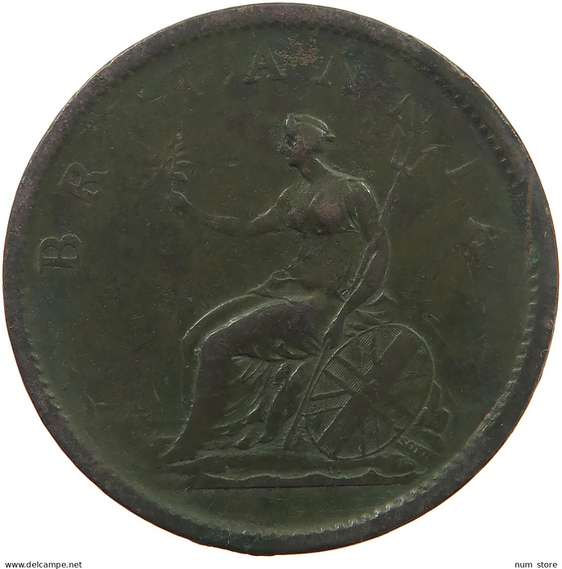 GREAT BRITAIN PENNY 1806 GEORGE III. 1760-1820 #a041 0097 - C. 1 Penny