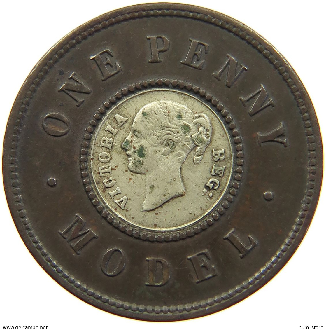 GREAT BRITAIN MODEL PENNY  Victoria 1837-1901 #c067 0011 - Autres & Non Classés