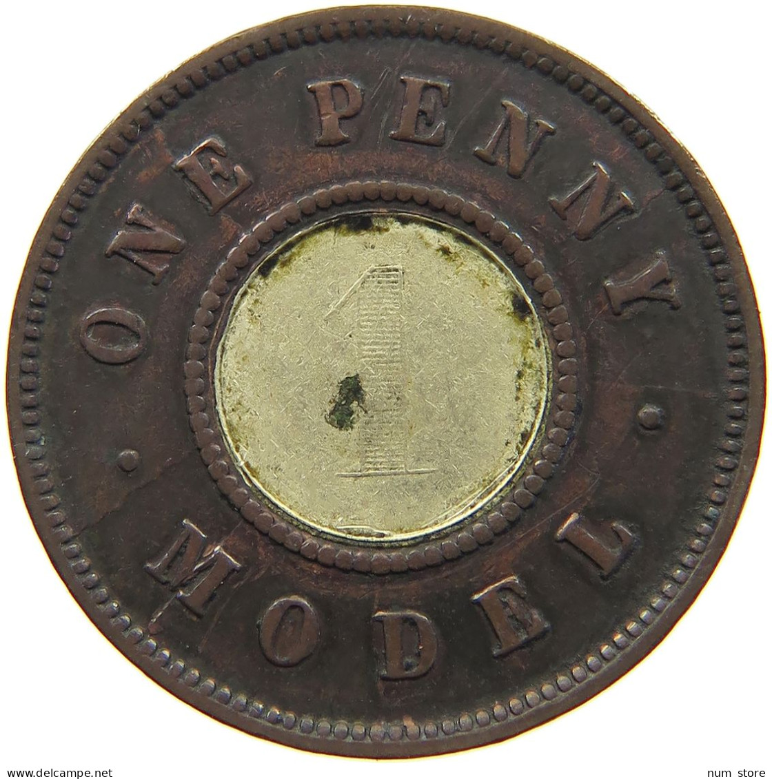 GREAT BRITAIN MODEL PENNY  Victoria 1837-1901 #c067 0005 - Autres & Non Classés