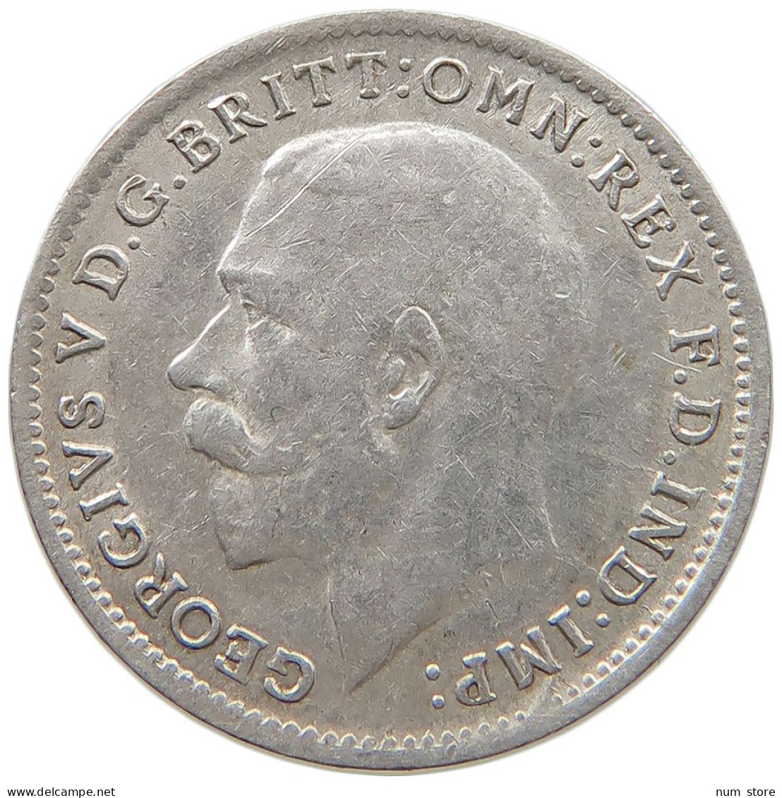 GREAT BRITAIN THREEPENCE 1920 George V. (1910-1936) #s059 0507 - F. 3 Pence