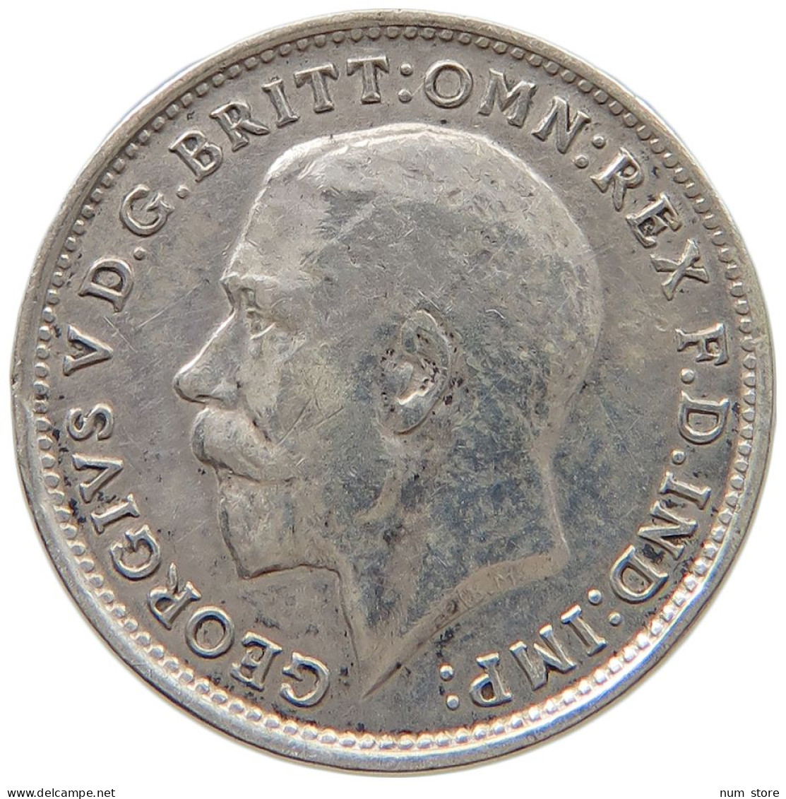 GREAT BRITAIN THREEPENCE 1918 George V. (1910-1936) #c052 0351 - F. 3 Pence