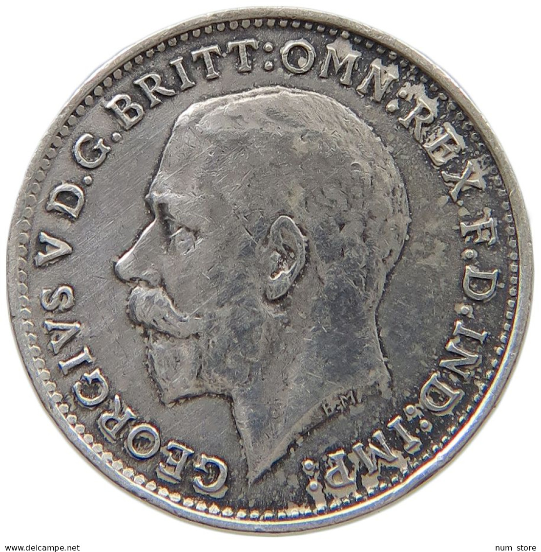 GREAT BRITAIN THREEPENCE 1918 George V. (1910-1936) #a082 0639 - F. 3 Pence