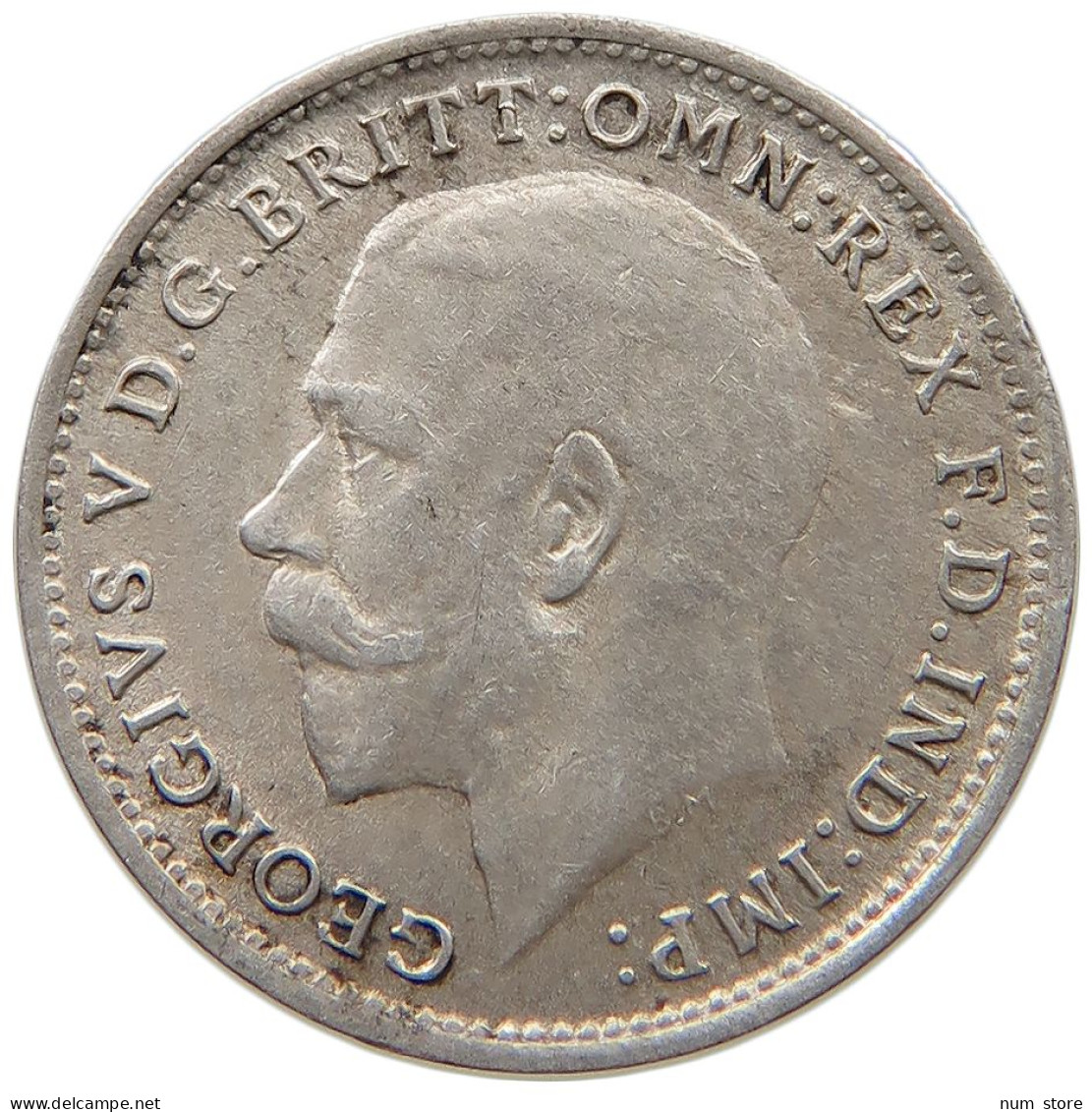 GREAT BRITAIN THREEPENCE 1920 George V. (1910-1936) #s059 0505 - F. 3 Pence