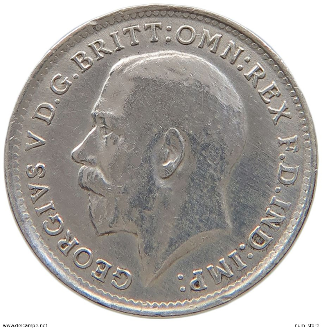 GREAT BRITAIN THREEPENCE 1918 George V. (1910-1936) #t158 0431 - F. 3 Pence