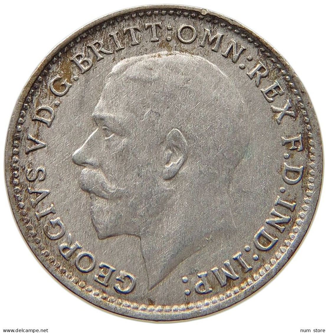 GREAT BRITAIN THREEPENCE 1921 George V. (1910-1936) #t112 1355 - F. 3 Pence