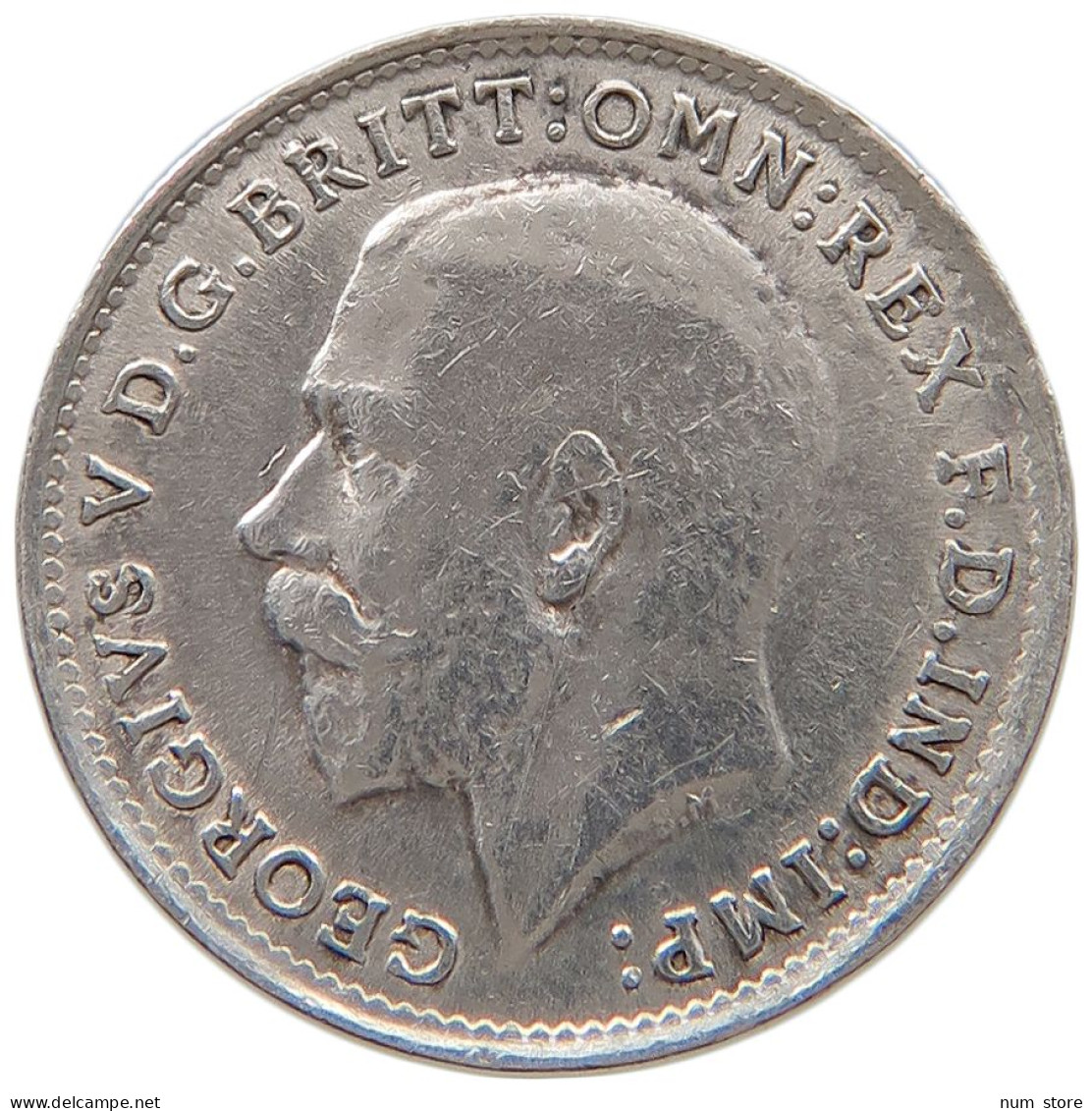 GREAT BRITAIN THREEPENCE 1918 George V. (1910-1936) #a052 0473 - F. 3 Pence