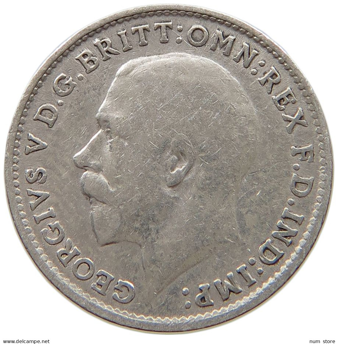 GREAT BRITAIN THREEPENCE 1918 George V. (1910-1936) #a004 0359 - F. 3 Pence