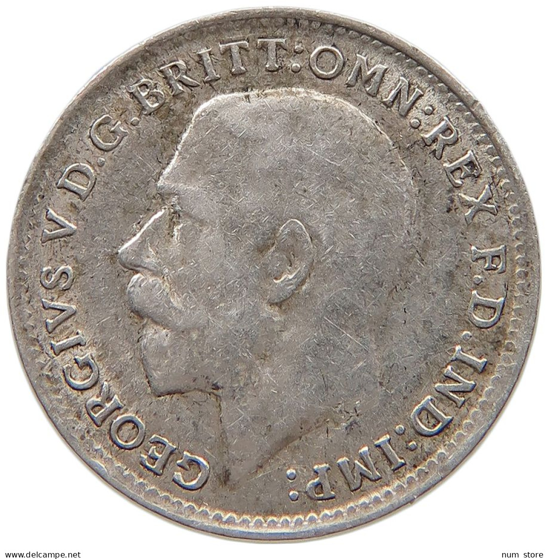 GREAT BRITAIN THREEPENCE 1917 George V. (1910-1936) #c036 0237 - F. 3 Pence