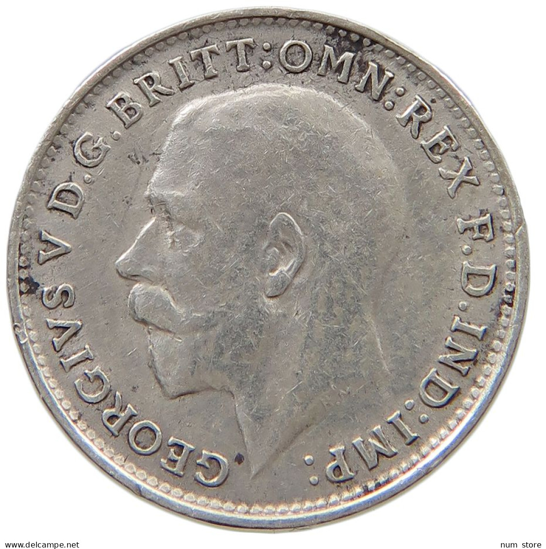 GREAT BRITAIN THREEPENCE 1917 George V. (1910-1936) #a082 0635 - F. 3 Pence