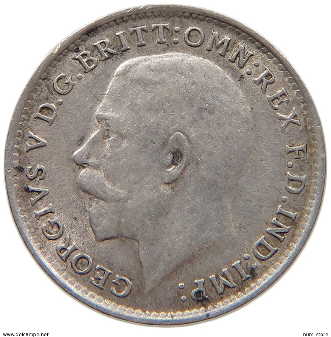 GREAT BRITAIN THREEPENCE 1916 George V. (1910-1936) #c019 0111 - F. 3 Pence