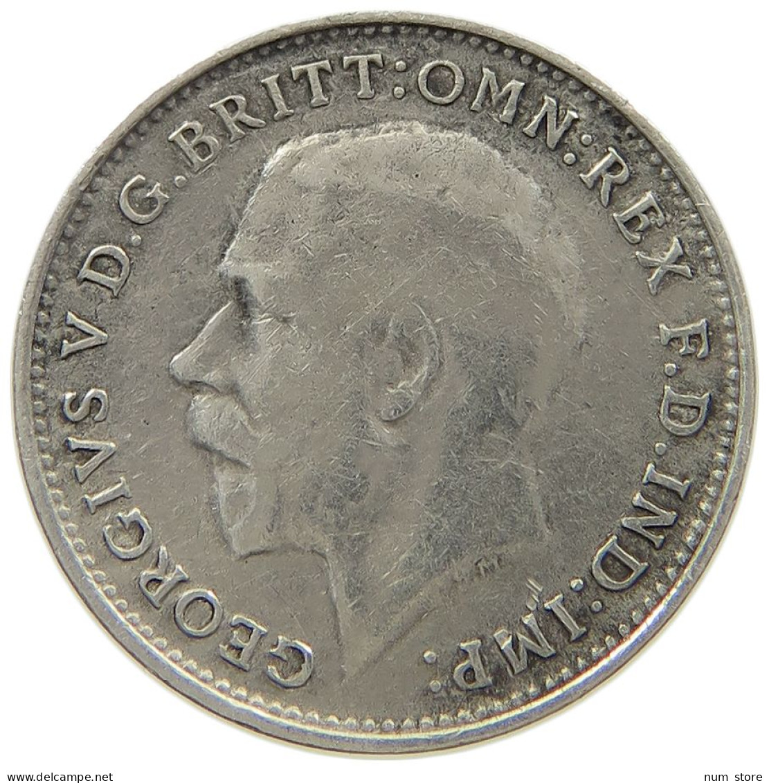 GREAT BRITAIN THREEPENCE 1916 George V. (1910-1936) #a052 0553 - F. 3 Pence