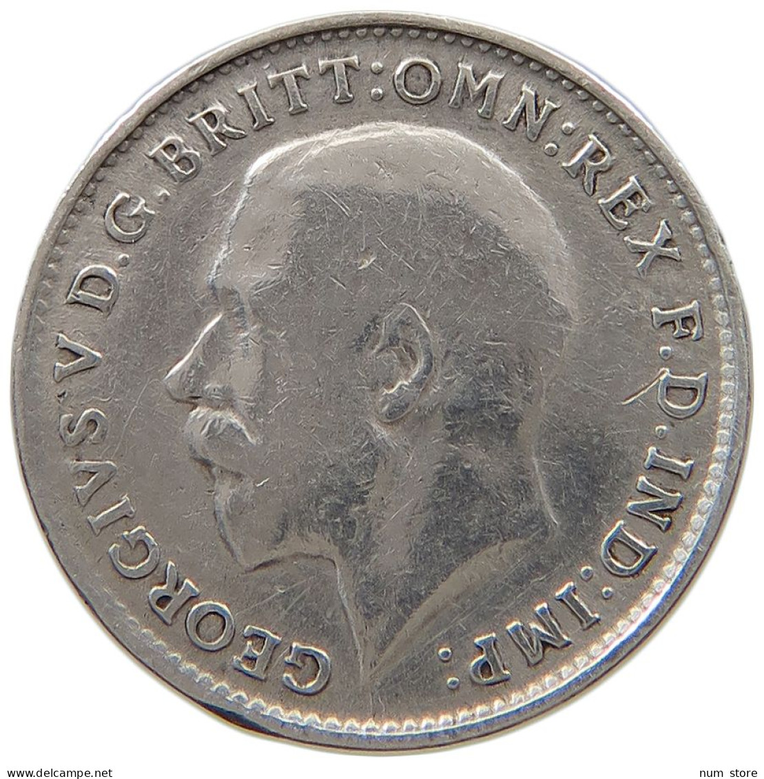 GREAT BRITAIN THREEPENCE 1916 George V. (1910-1936) #a052 0477 - F. 3 Pence