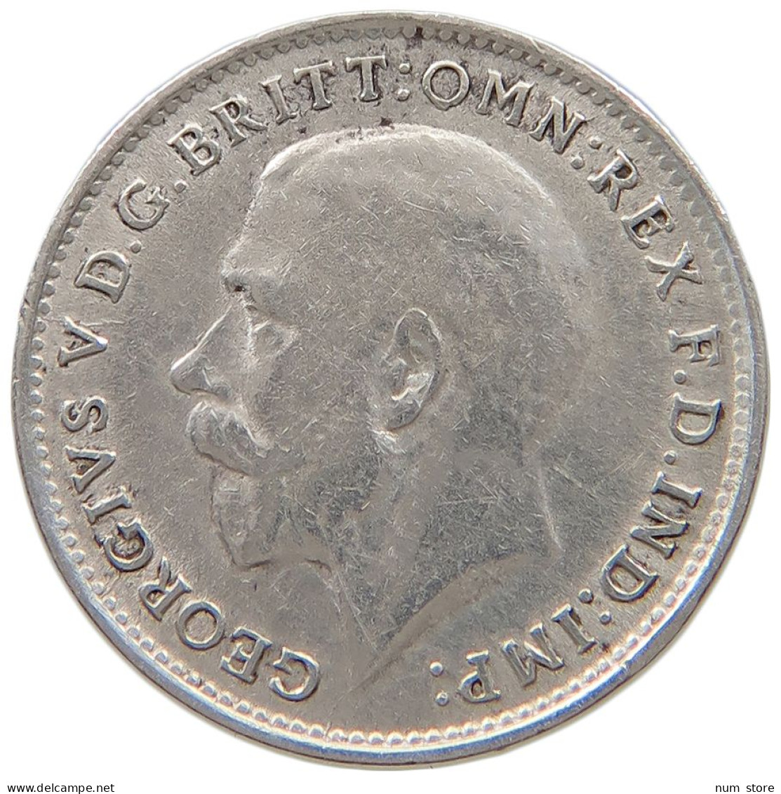 GREAT BRITAIN THREEPENCE 1916 George V. (1910-1936) #a052 0467 - F. 3 Pence