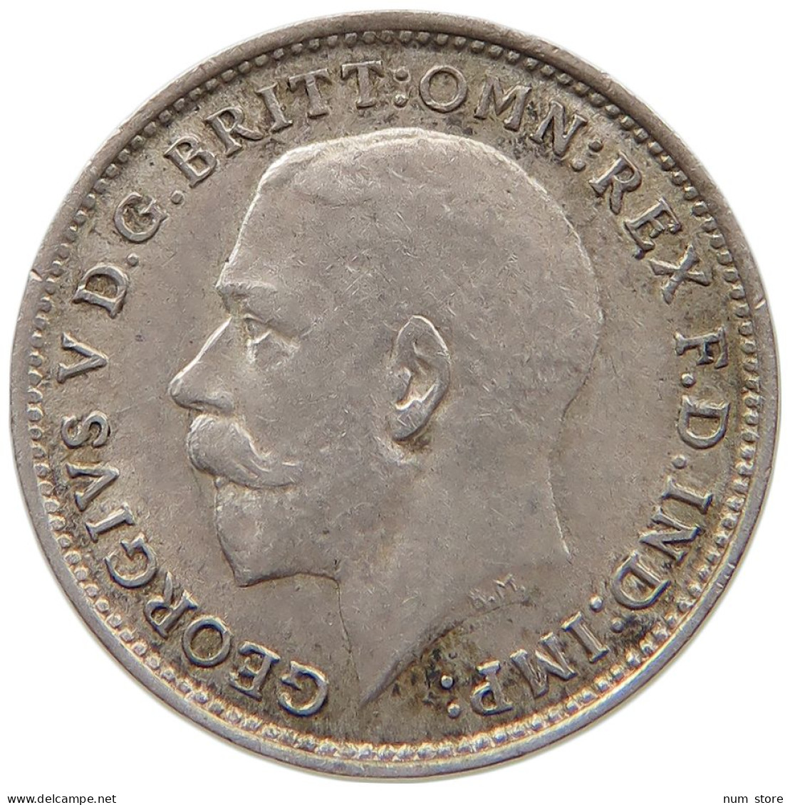 GREAT BRITAIN THREEPENCE 1915 George V. (1910-1936) #t158 0429 - F. 3 Pence