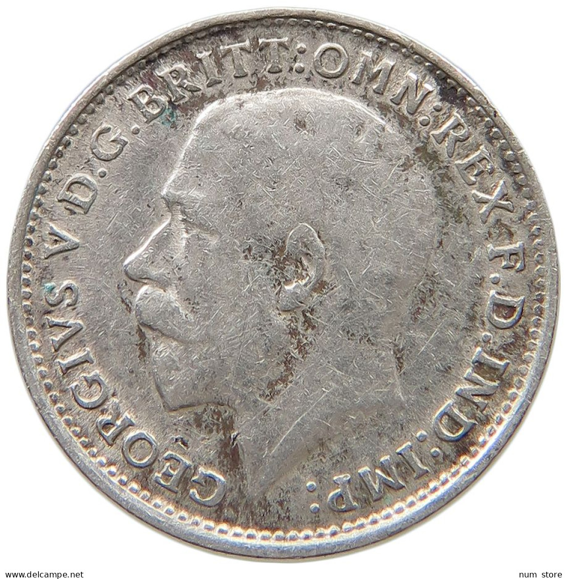 GREAT BRITAIN THREEPENCE 1916 George V. (1910-1936) #a034 0025 - F. 3 Pence