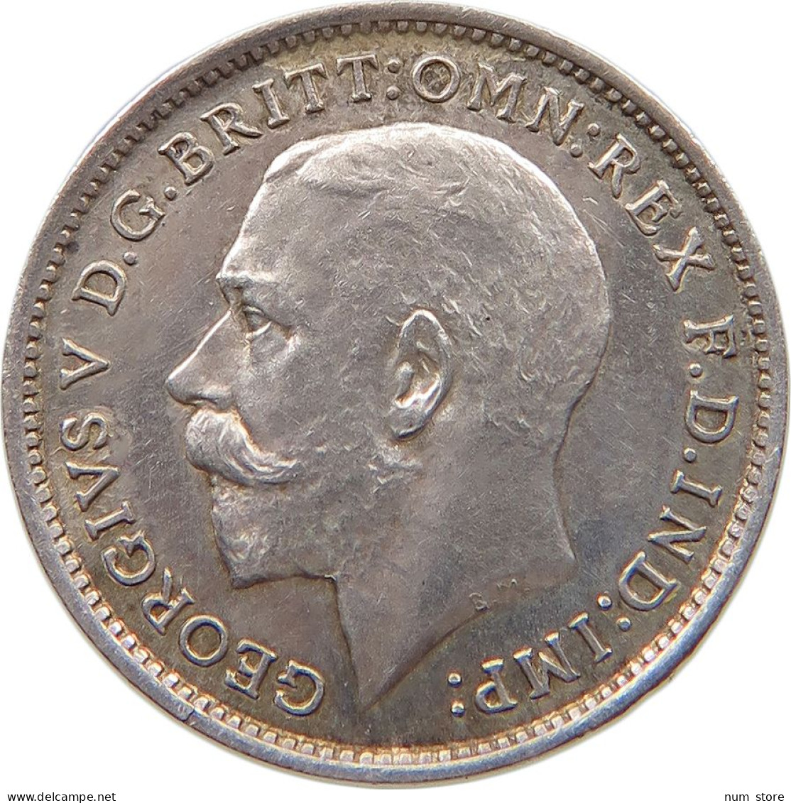 GREAT BRITAIN THREEPENCE 1914 George V. (1910-1936) #t115 0443 - F. 3 Pence