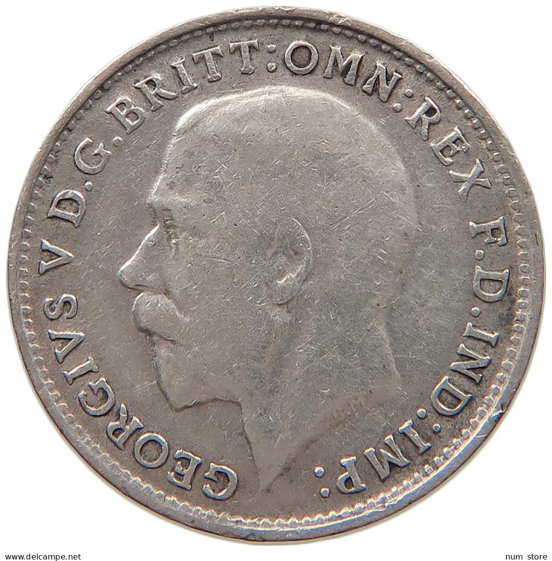 GREAT BRITAIN THREEPENCE 1914 George V. (1910-1936) #c036 0315 - F. 3 Pence