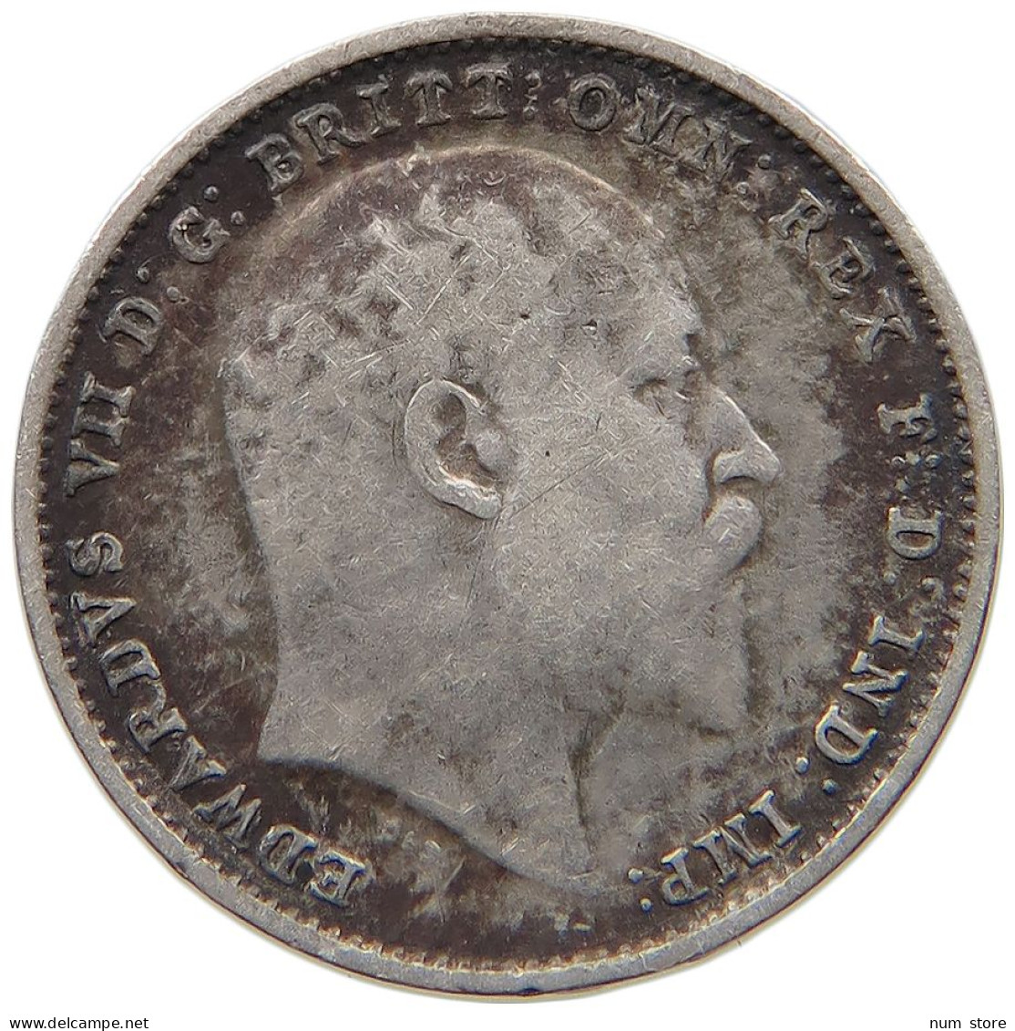 GREAT BRITAIN THREEPENCE 1903 Edward VII., 1901 - 1910 #a033 0175 - F. 3 Pence