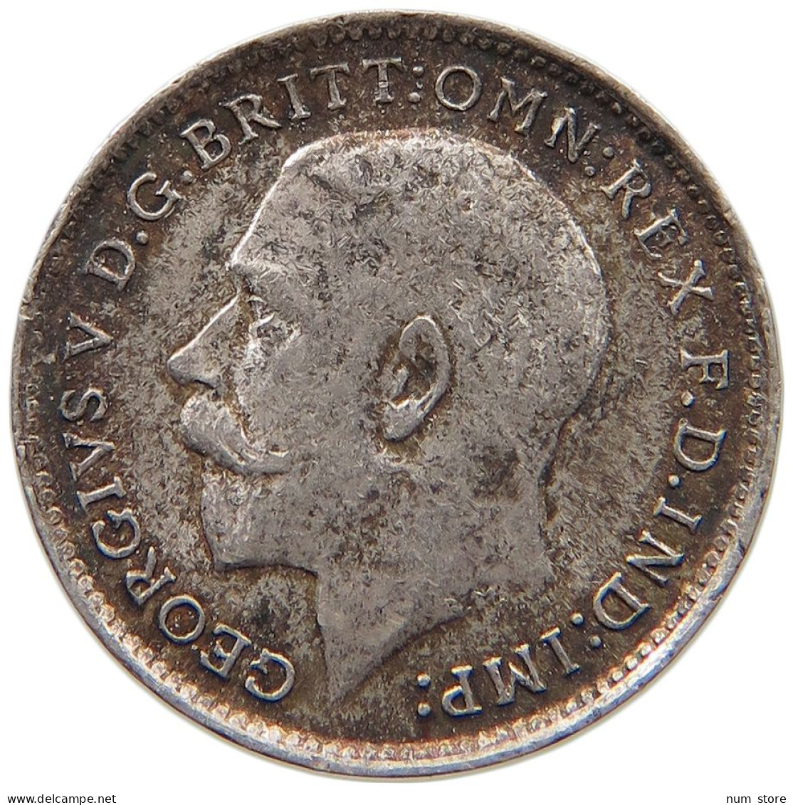 GREAT BRITAIN THREEPENCE 1913 George V. (1910-1936) #c019 0115 - F. 3 Pence