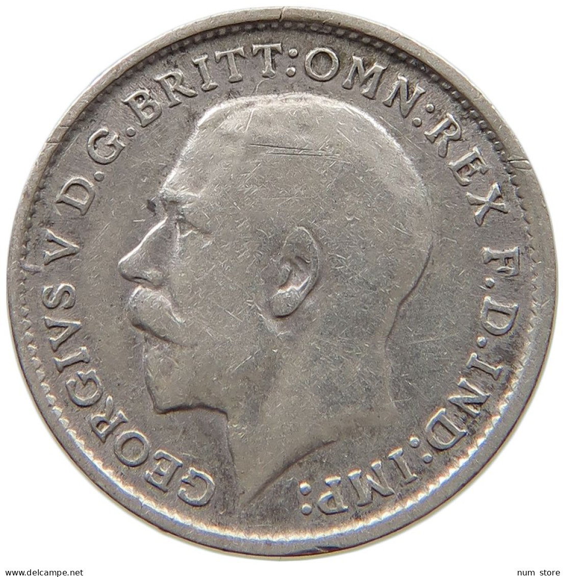 GREAT BRITAIN THREEPENCE 1913 George V. (1910-1936) #a091 0889 - F. 3 Pence