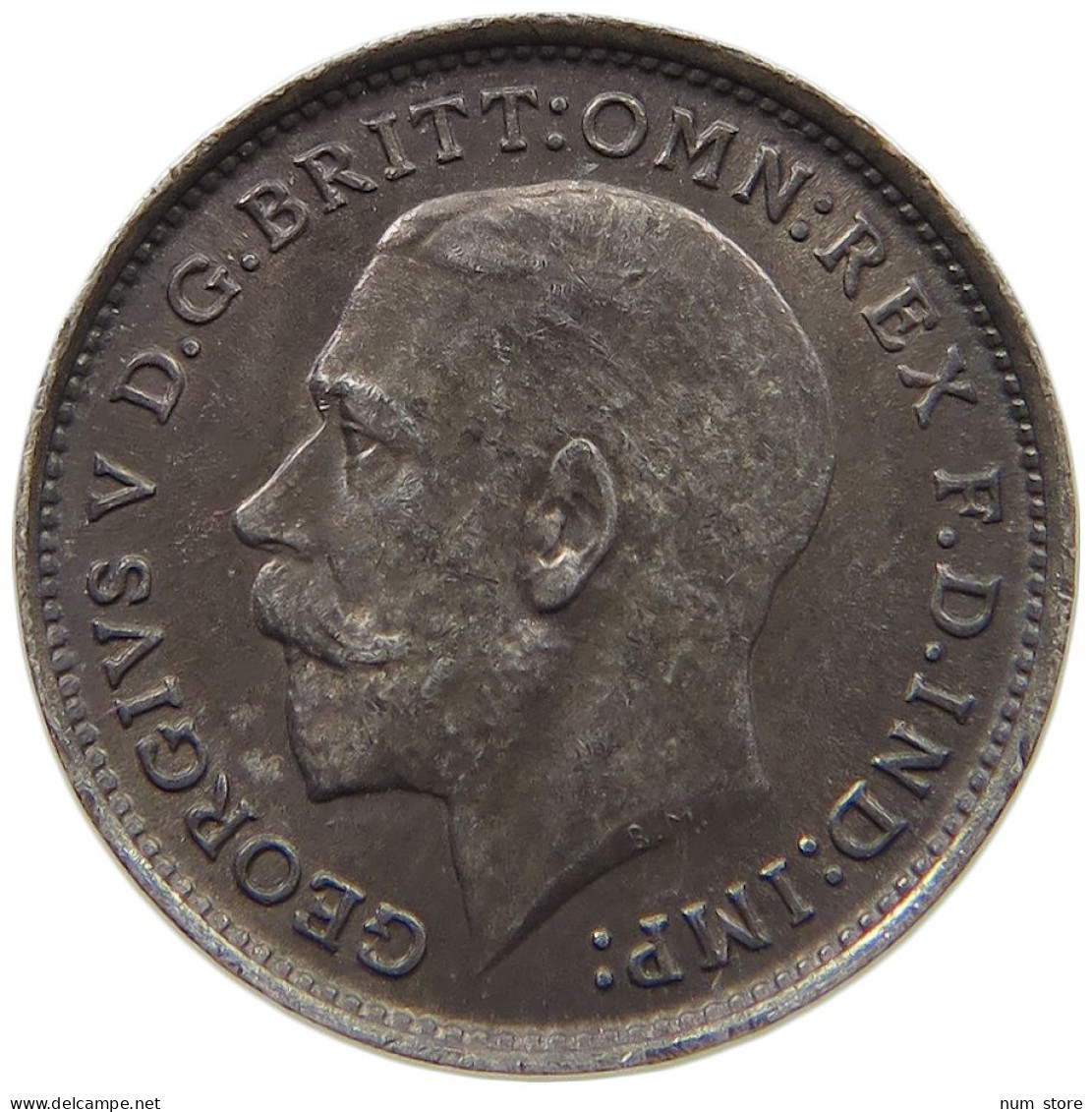 GREAT BRITAIN THREEPENCE 1912 George V. (1910-1936) #t002 0077 - F. 3 Pence