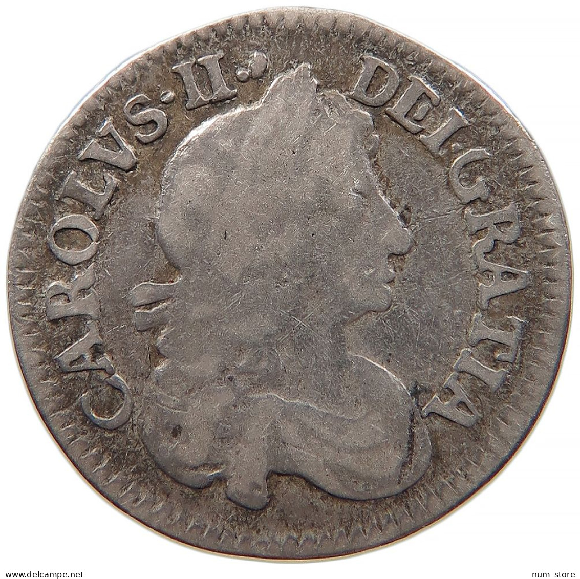 GREAT BRITAIN THREEPENCE 1684 Charles II (1660-1685) #t021 0011 - E. 3 Pence