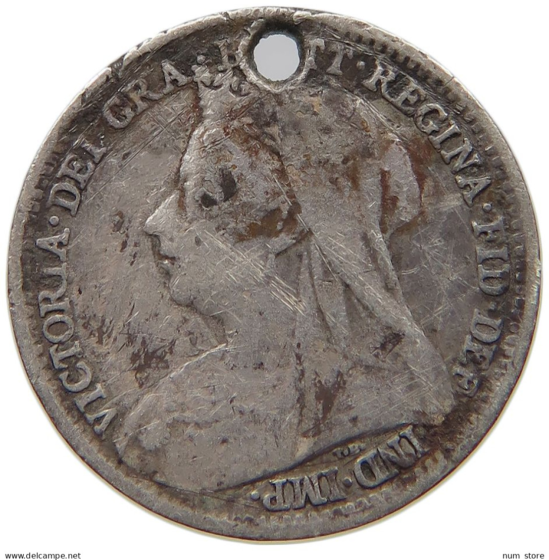 GREAT BRITAIN THREEPENCE  Victoria 1837-1901 ENGRAVED #s055 0561 - F. 3 Pence