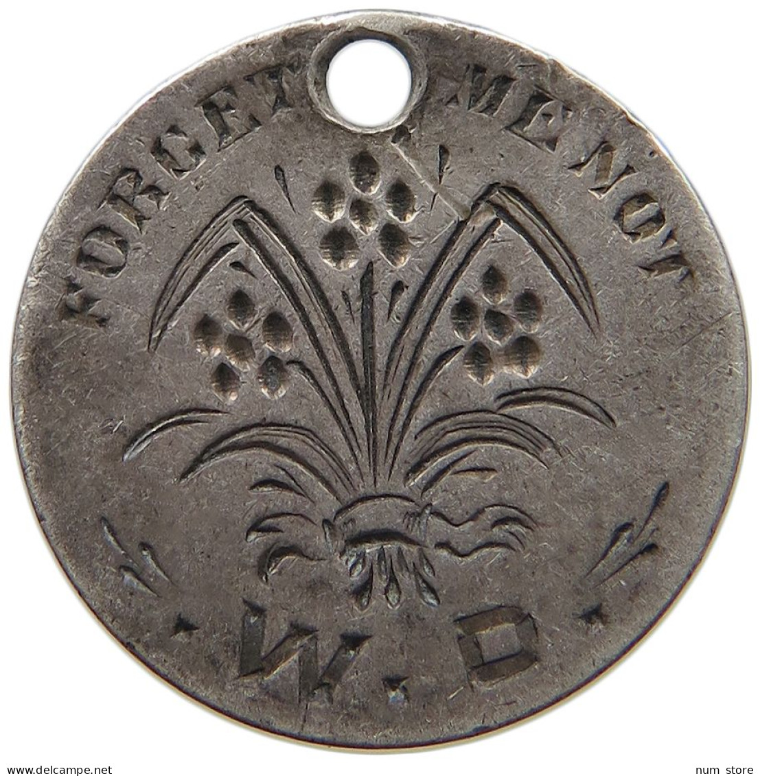 GREAT BRITAIN THREEPENCE  Victoria 1837-1901 THREEPENCE ENGRAVED FORGET ME NOT #t006 0201 - F. 3 Pence