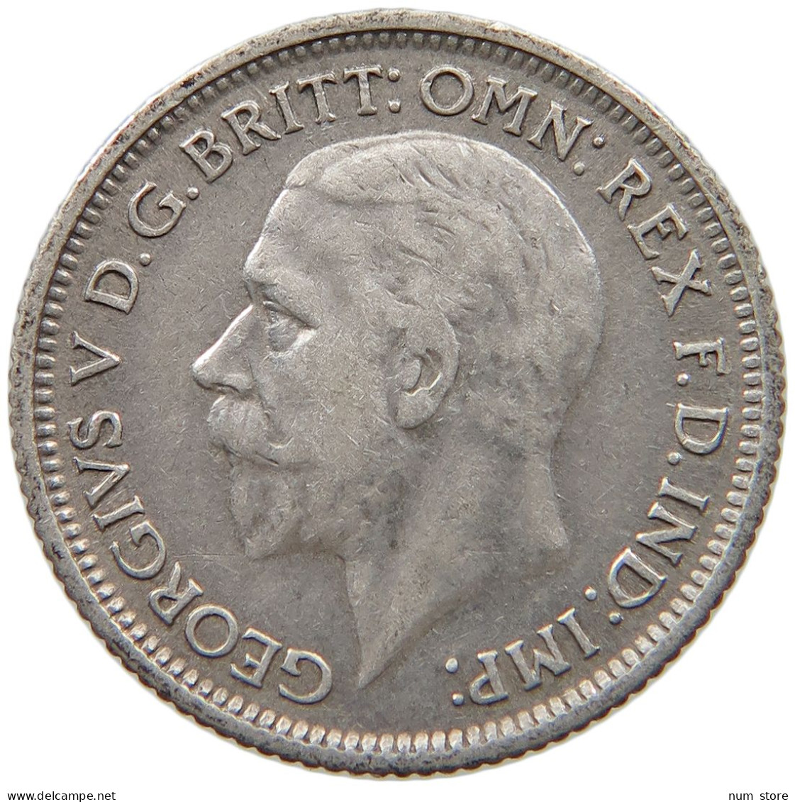 GREAT BRITAIN SIXPENCE 1929 George V. (1910-1936) #a032 0971 - H. 6 Pence