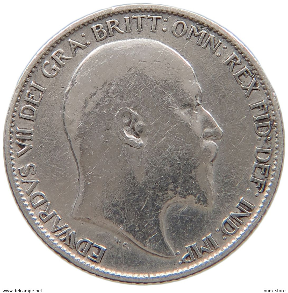 GREAT BRITAIN SIXPENCE 1908 Edward VII., 1901 - 1910 #a064 0305 - H. 6 Pence