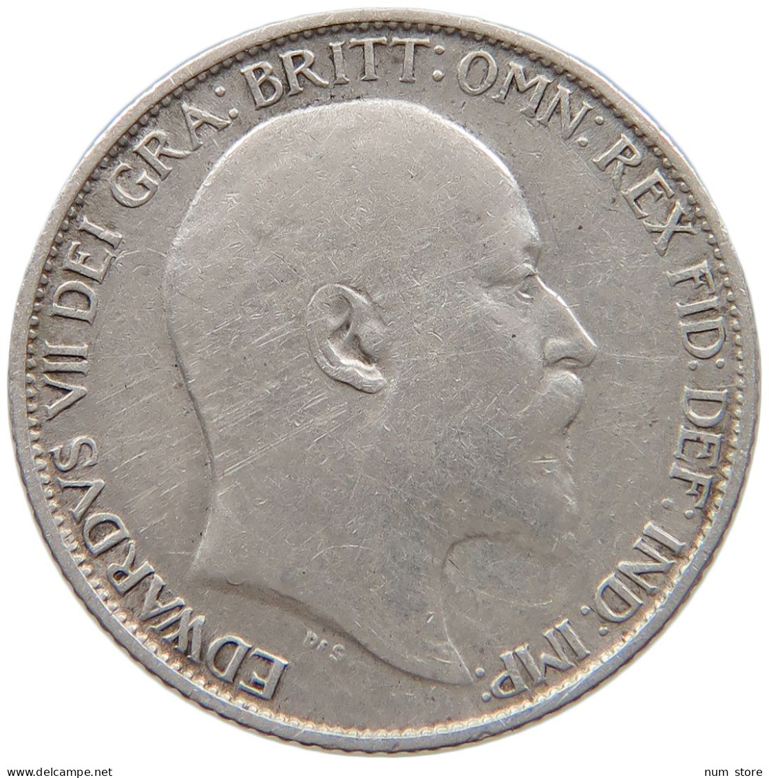 GREAT BRITAIN SIXPENCE 1906 Edward VII., 1901 - 1910 #t158 0395 - H. 6 Pence