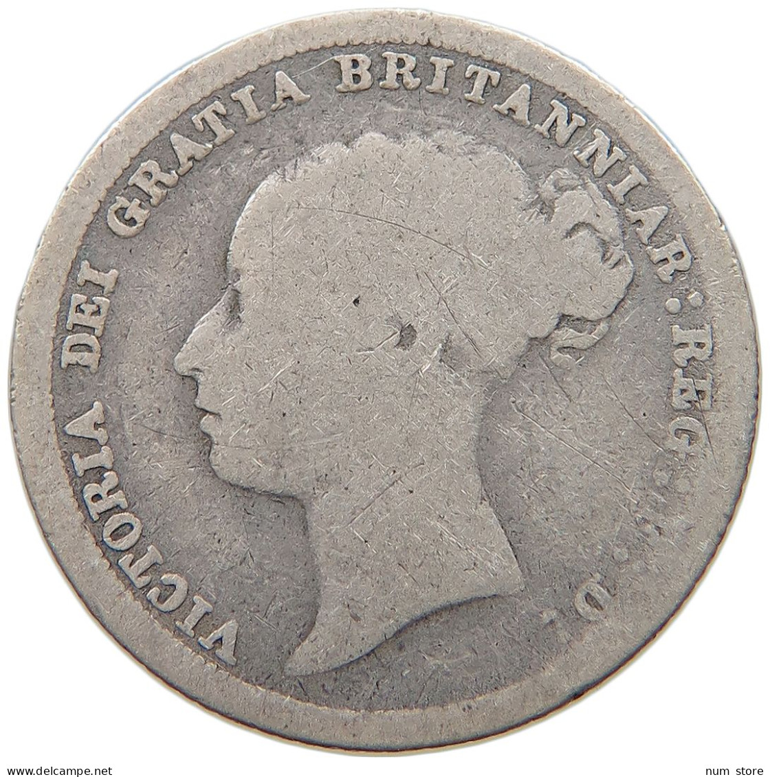 GREAT BRITAIN SIXPENCE 1883 Victoria 1837-1901 #a033 0751 - H. 6 Pence