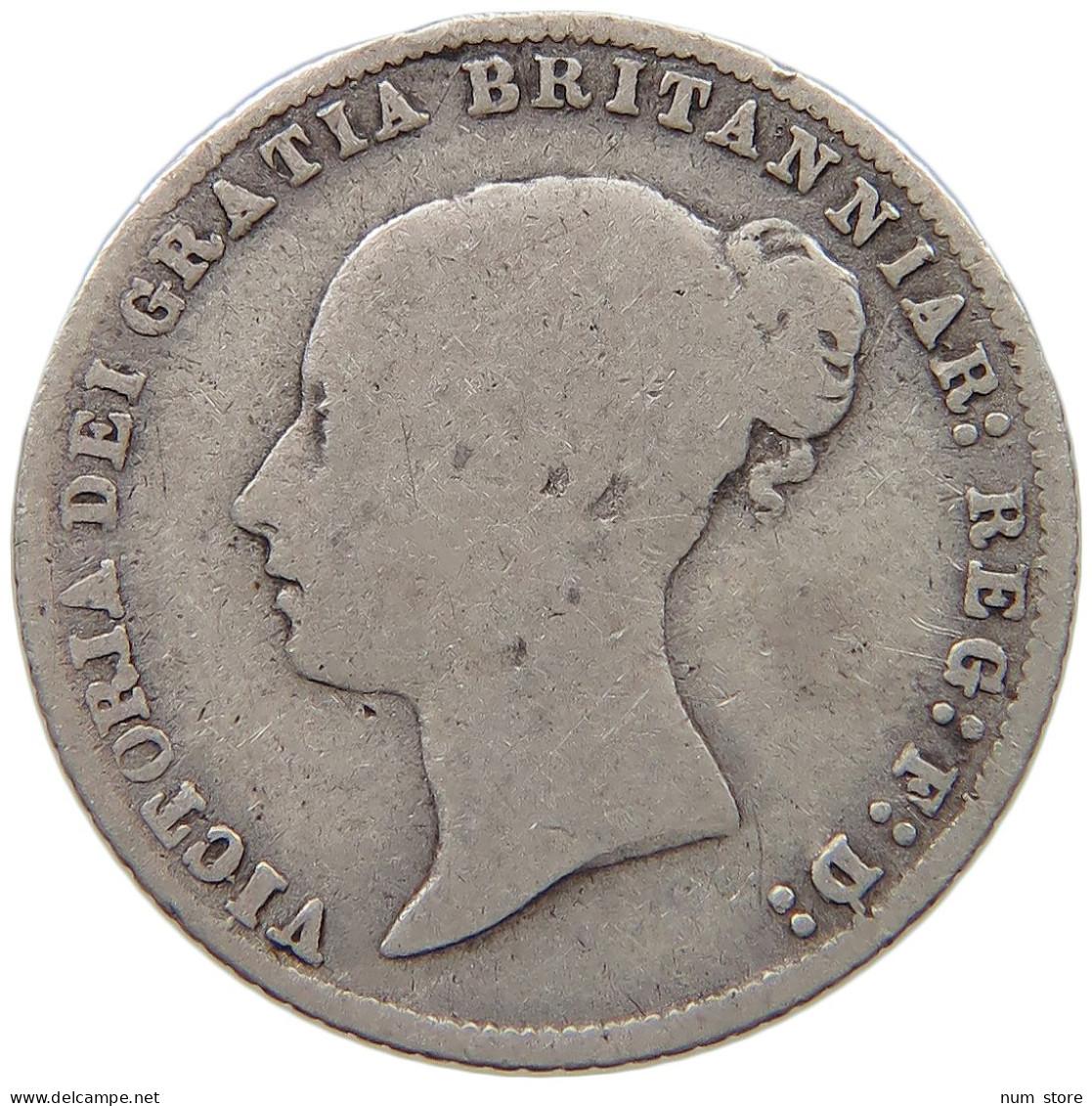 GREAT BRITAIN SIXPENCE 1867 Victoria 1837-1901 #c036 0301 - H. 6 Pence