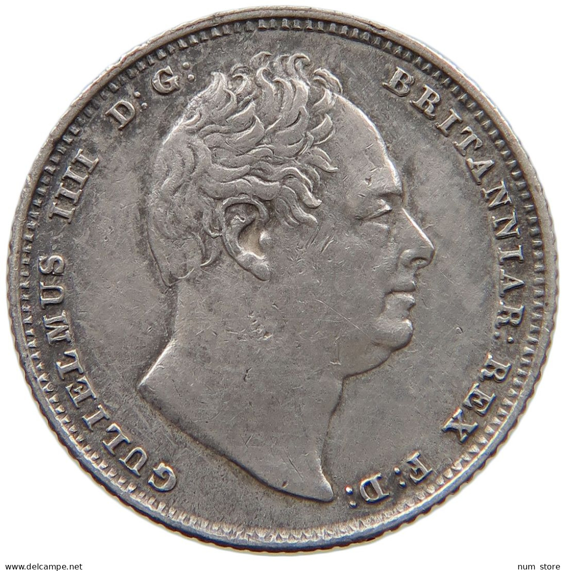 GREAT BRITAIN SIXPENCE 1834 WILLIAM IV. (1830-1837) #t158 0399 - H. 6 Pence