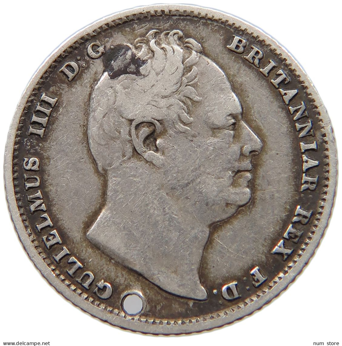 GREAT BRITAIN SIXPENCE 1831 WILLIAM IV. (1830-1837) #s045 0445 - H. 6 Pence