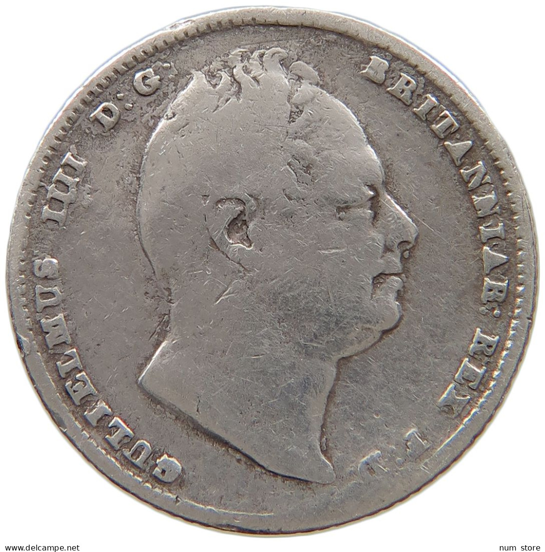GREAT BRITAIN SIXPENCE 1834 WILLIAM IV. (1830-1837) #a064 0303 - H. 6 Pence