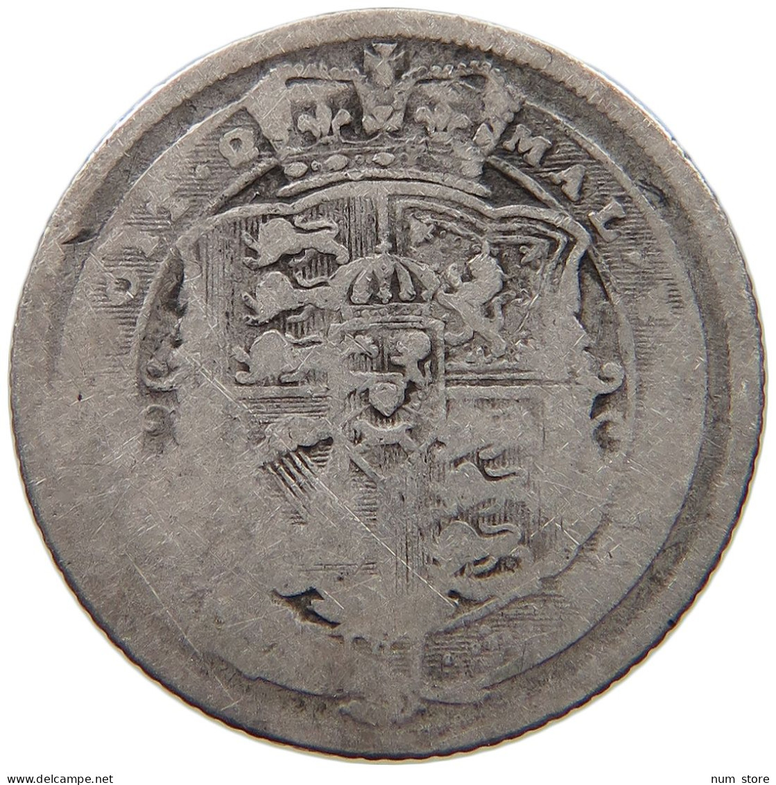 GREAT BRITAIN SIXPENCE 1816 GEORGE III. 1760-1820 #c010 0433 - G. 6 Pence