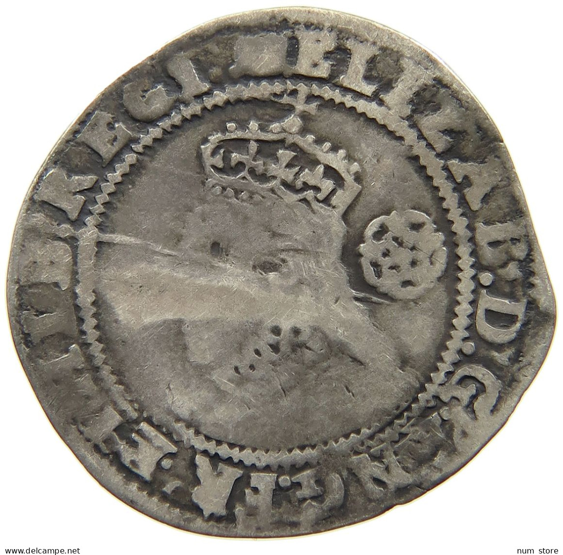 GREAT BRITAIN SIXPENCE 1594 Elisabeth I. (1558-1603) #t006 0267 - 1485-1662: Tudor/Stuart